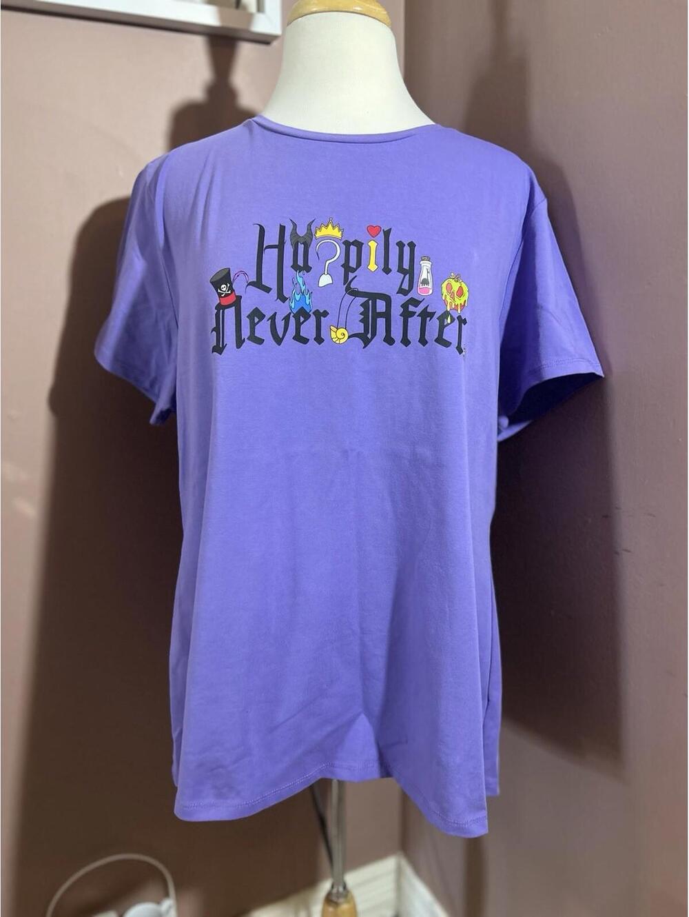 Stitch Shoppe By Loungefly Disney T Shirt Womens Size 3XL Happily Ever After